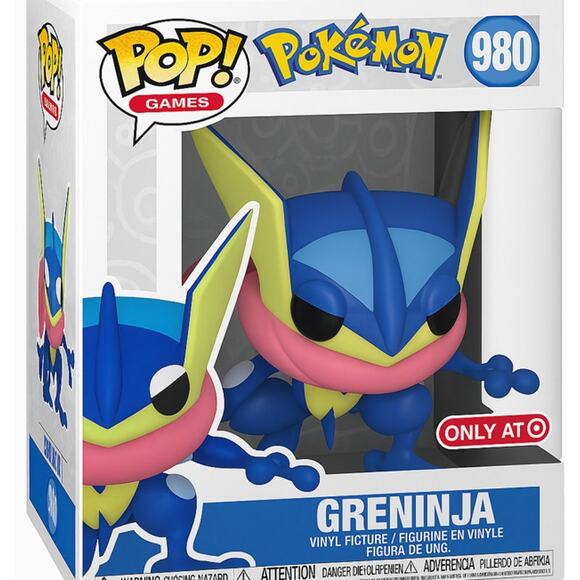 NIB Funko Pop! Games Pokémon Greninja #980 - Picture 1 of 15